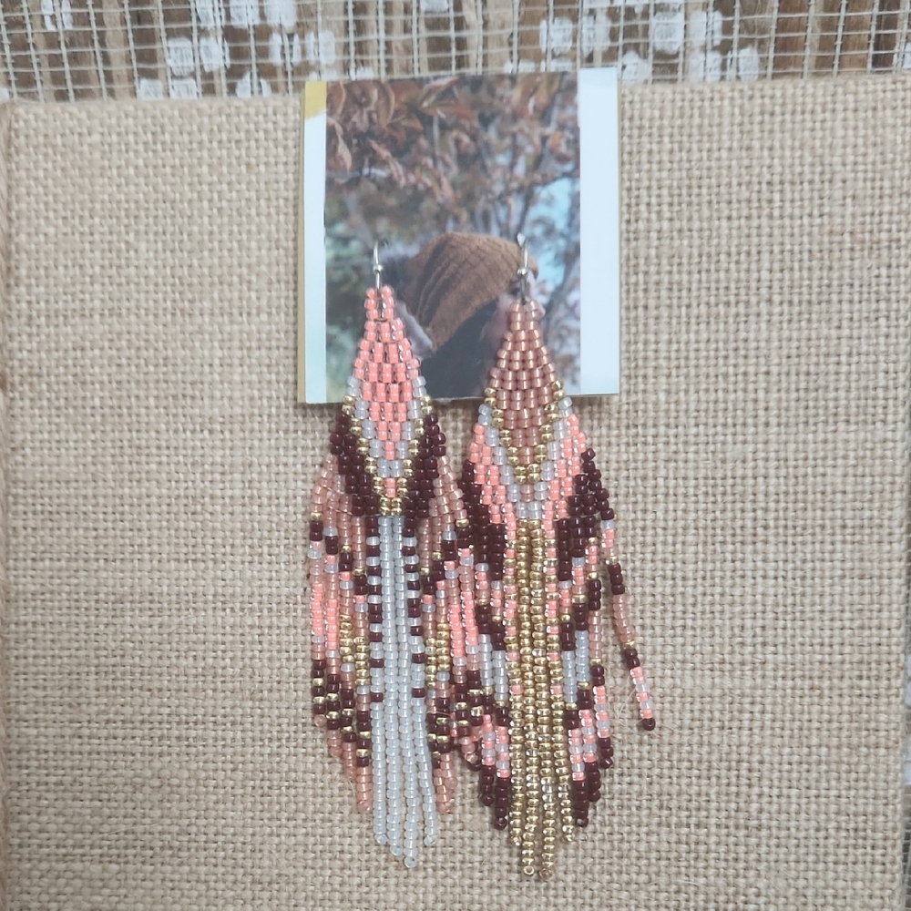 Handmade Woven Earrings
